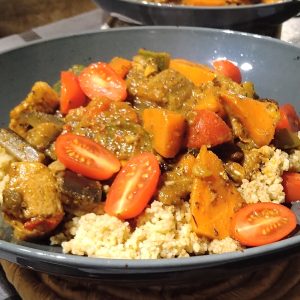 Couscous met groenten en kip