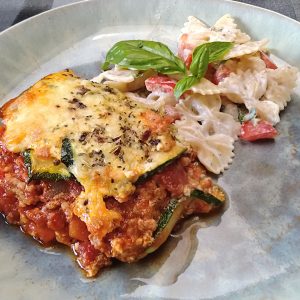 Courgette lasagna