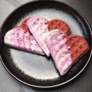 Red Velvet wafeltjes met chocolade - receptenwijzer.be