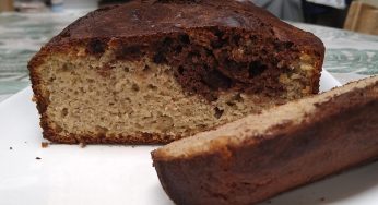 Gemarmerde bananen-amandelcake zonder suiker of boter