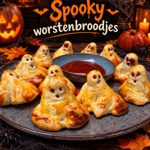 Spooky Worstenbroodjes